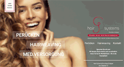 Desktop Screenshot of hair-systems.de